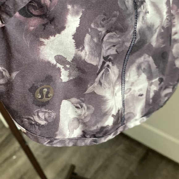 Lululemon Speed Short Mini Obscurred Black Dusty Mauve Size 4 - Picture 6 of 8